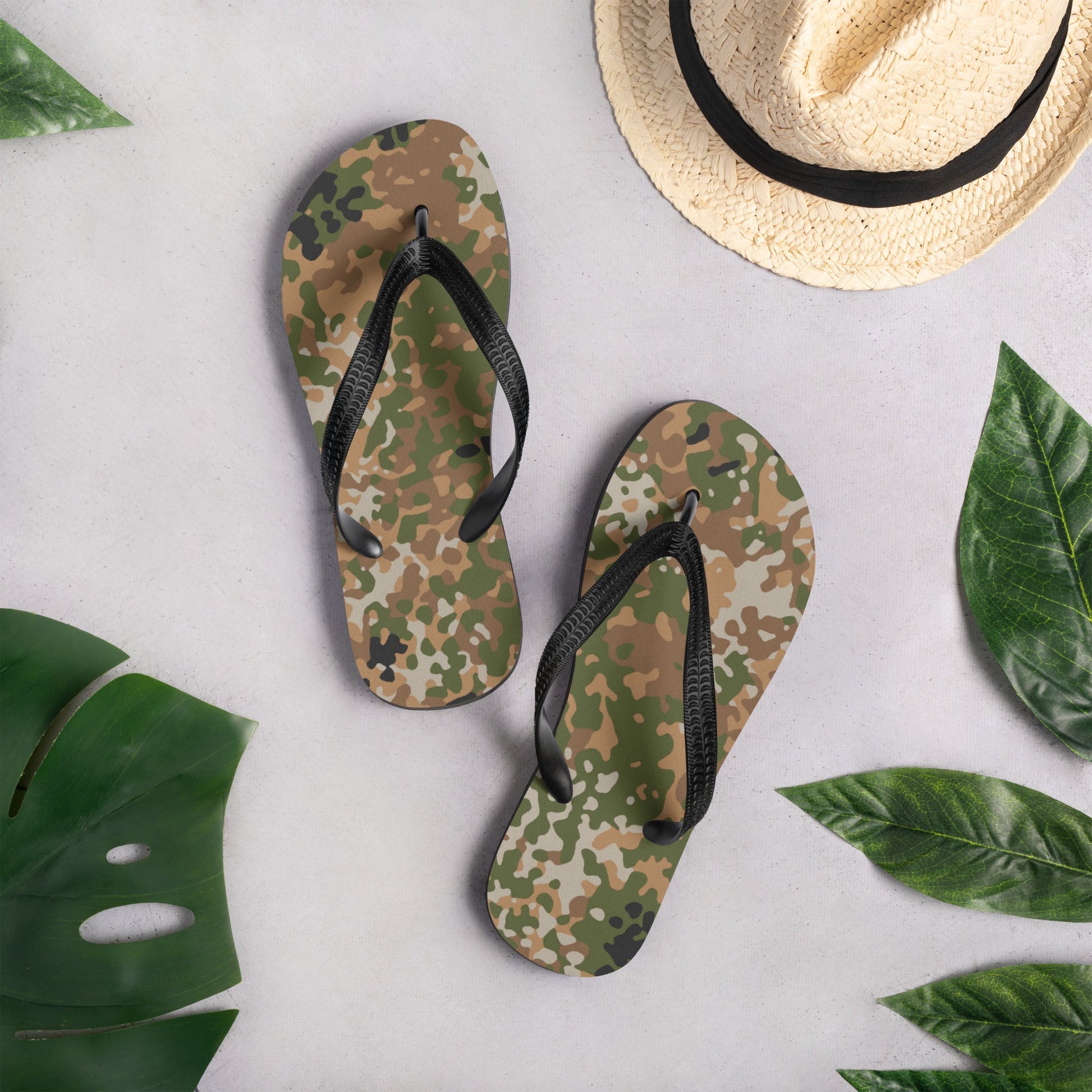 German Flecktarn Multi-terrain CAMO Flip-Flops