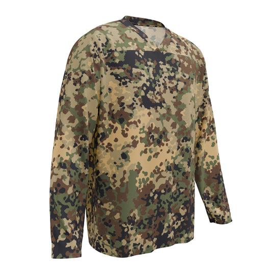 German Flecktarn Multi-terrain CAMO hockey fan jersey - Hockey Jerseys