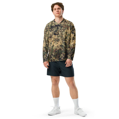 German Flecktarn Multi-terrain CAMO hockey fan jersey - Hockey Jerseys