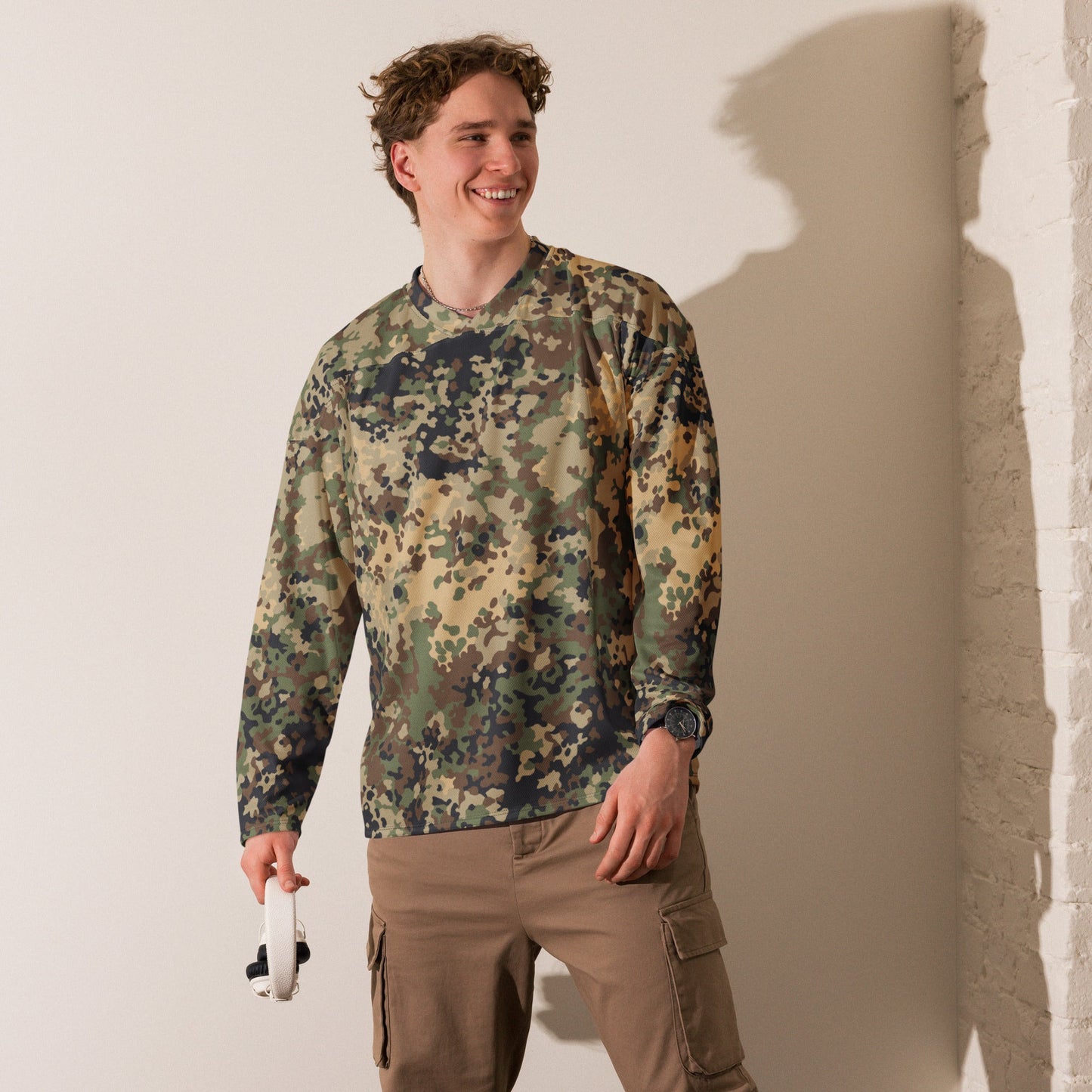 German Flecktarn Multi-terrain CAMO hockey fan jersey - Hockey Jerseys