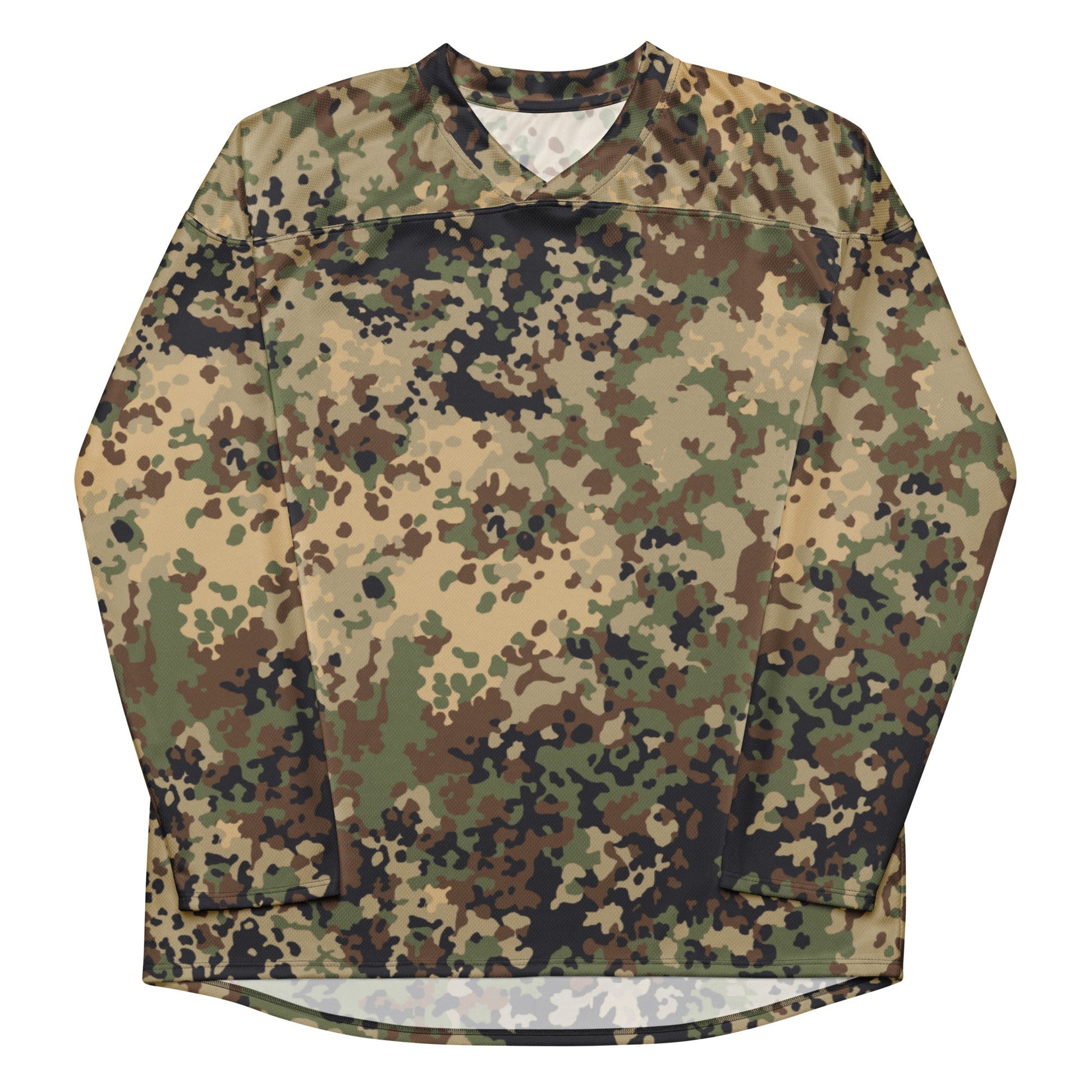 German Flecktarn Multi-terrain CAMO hockey fan jersey - Hockey Jerseys