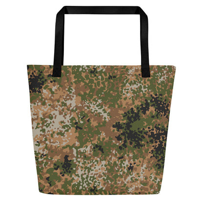 German Flecktarn Multi-terrain CAMO Large Tote Bag