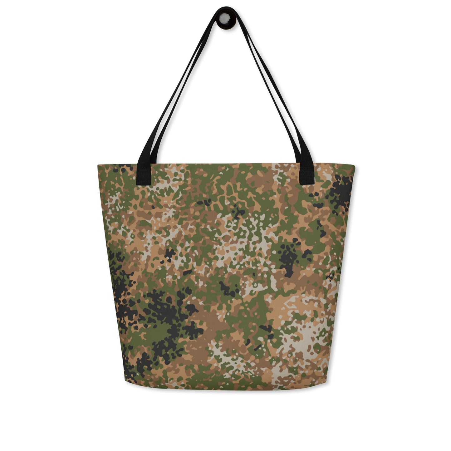 German Flecktarn Multi-terrain CAMO Large Tote Bag