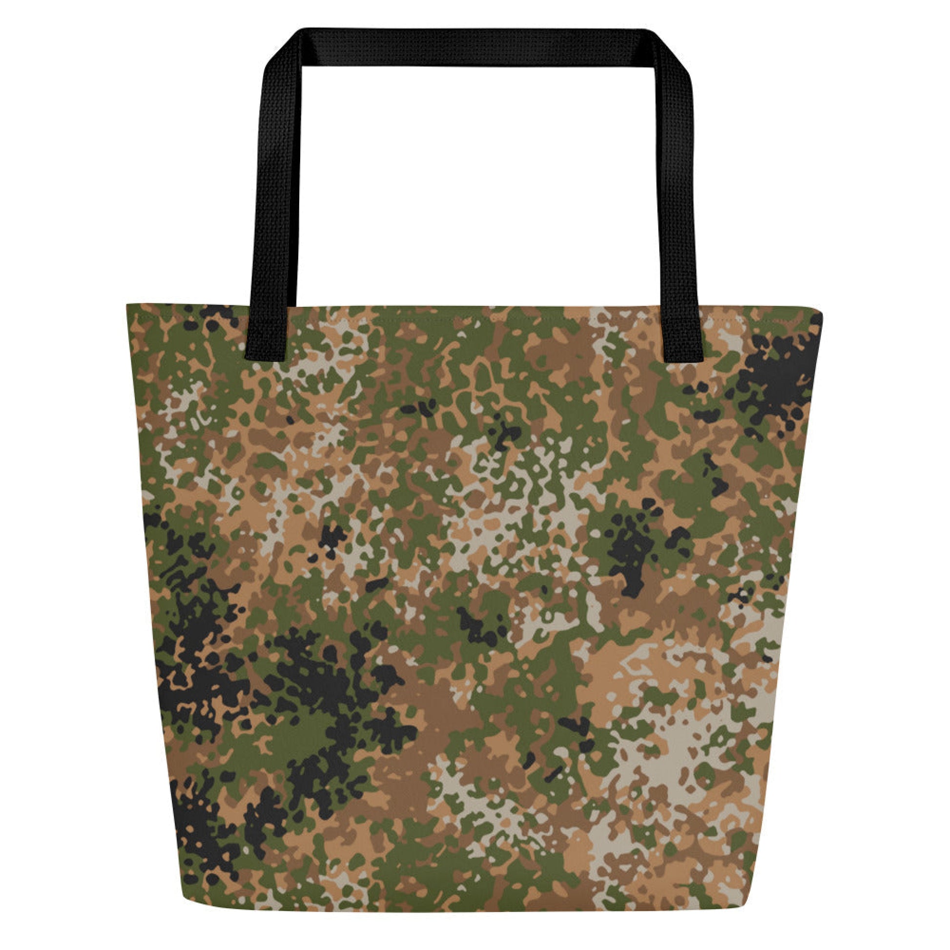 German Flecktarn Multi-terrain CAMO Large Tote Bag