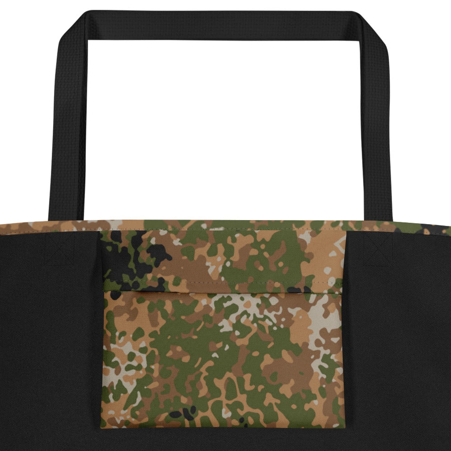 German Flecktarn Multi-terrain CAMO Large Tote Bag