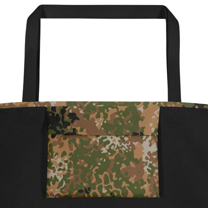 German Flecktarn Multi-terrain CAMO Large Tote Bag