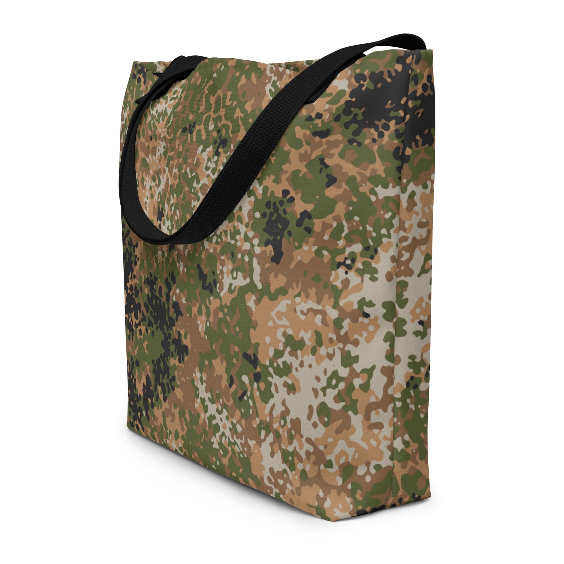 German Flecktarn Multi-terrain CAMO Large Tote Bag
