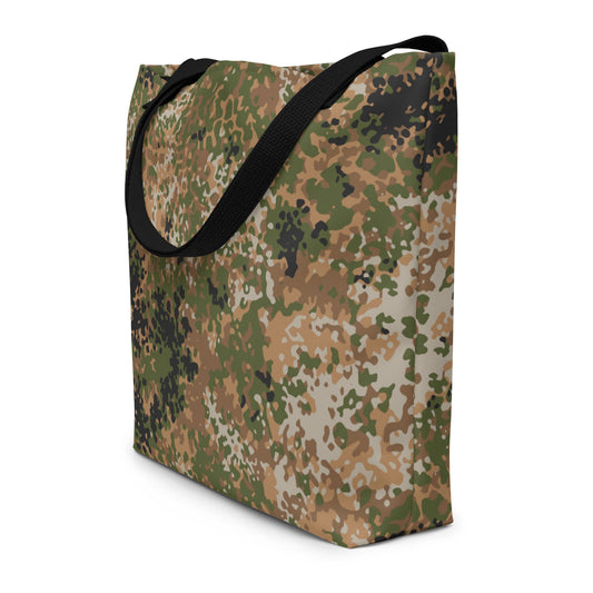 German Flecktarn Multi-terrain CAMO Large Tote Bag