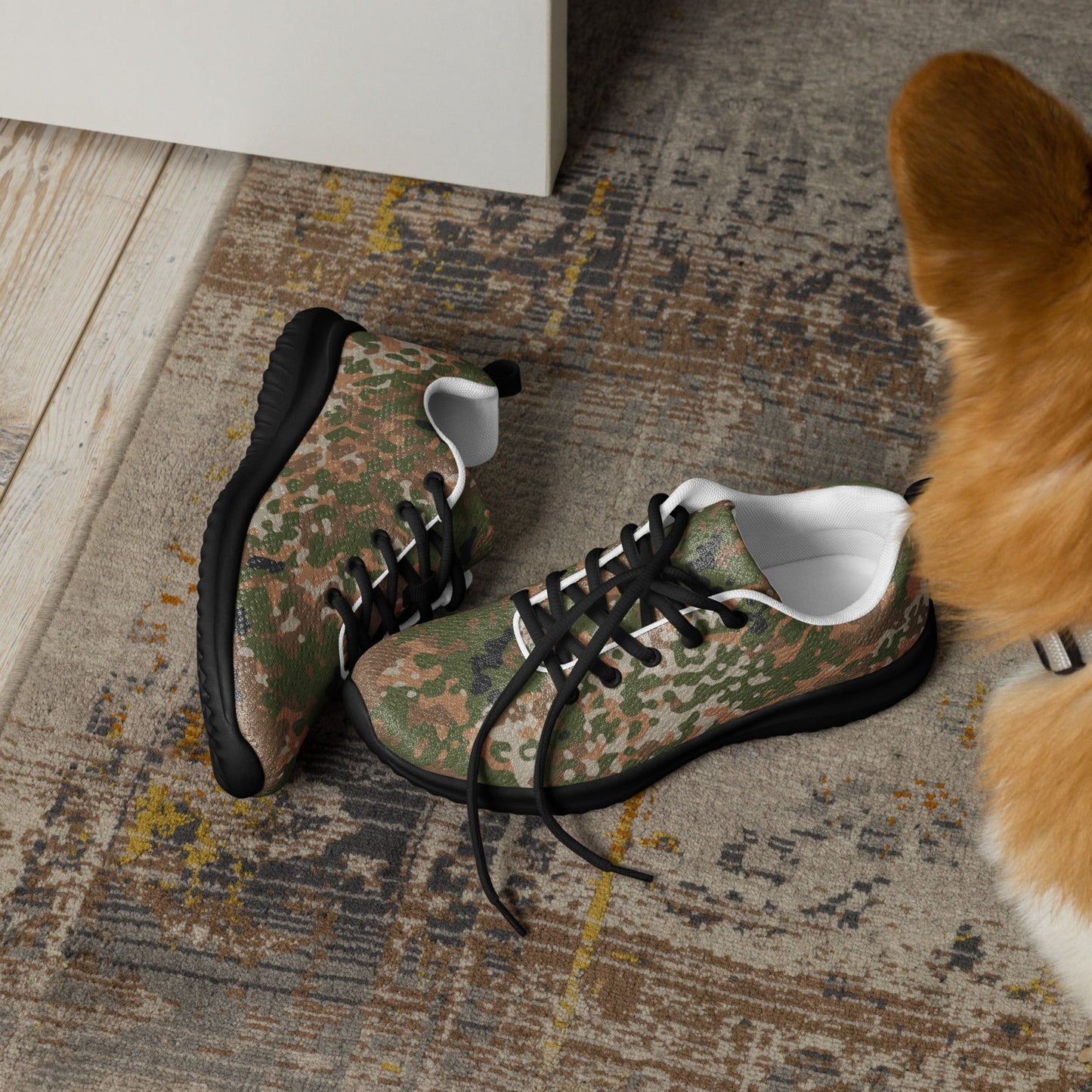 German Flecktarn Multi-terrain CAMO Mens Athletic Shoes