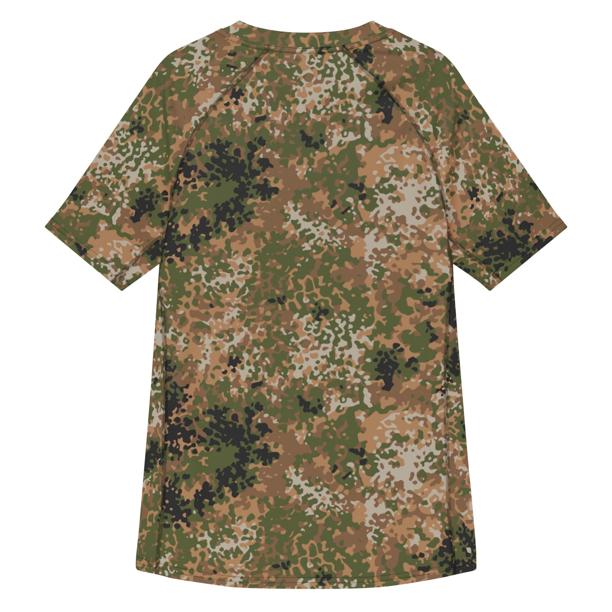 German Flecktarn Multi-terrain CAMO Mens Short-Sleeve Rash Guard