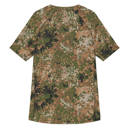 German Flecktarn Multi-terrain CAMO Mens Short-Sleeve Rash Guard