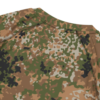 German Flecktarn Multi-terrain CAMO Mens Short-Sleeve Rash Guard
