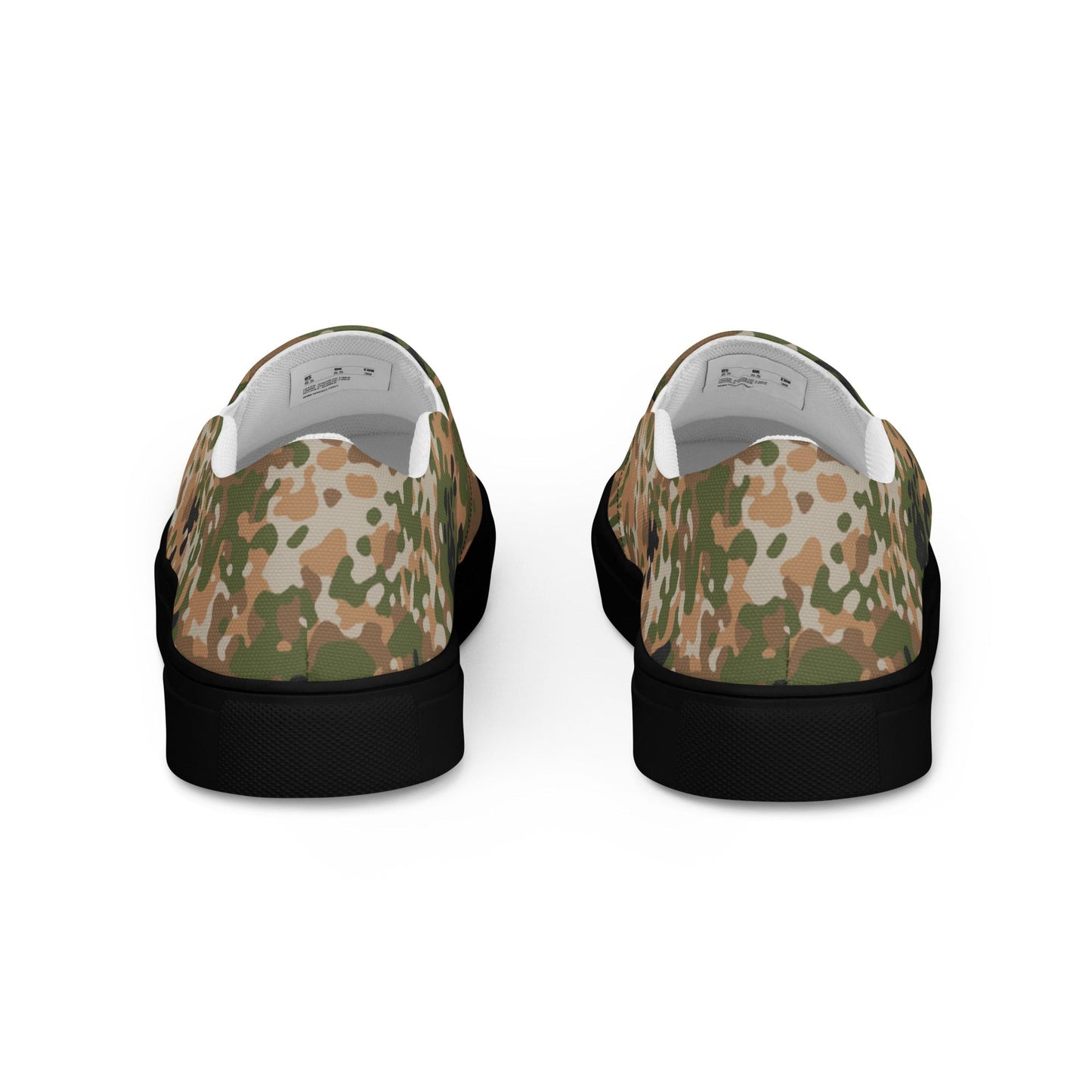 German Flecktarn Multi-terrain CAMO Mens Slip-On Canvas Shoes