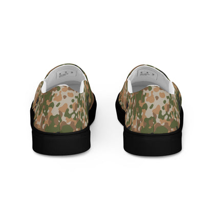 German Flecktarn Multi-terrain CAMO Mens Slip-On Canvas Shoes