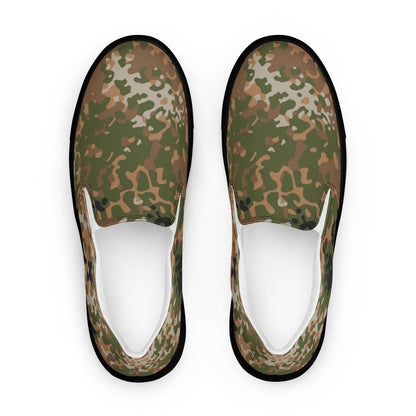 German Flecktarn Multi-terrain CAMO Mens Slip-On Canvas Shoes