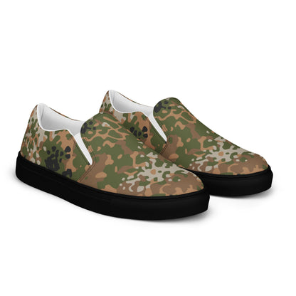 German Flecktarn Multi-terrain CAMO Mens Slip-On Canvas Shoes