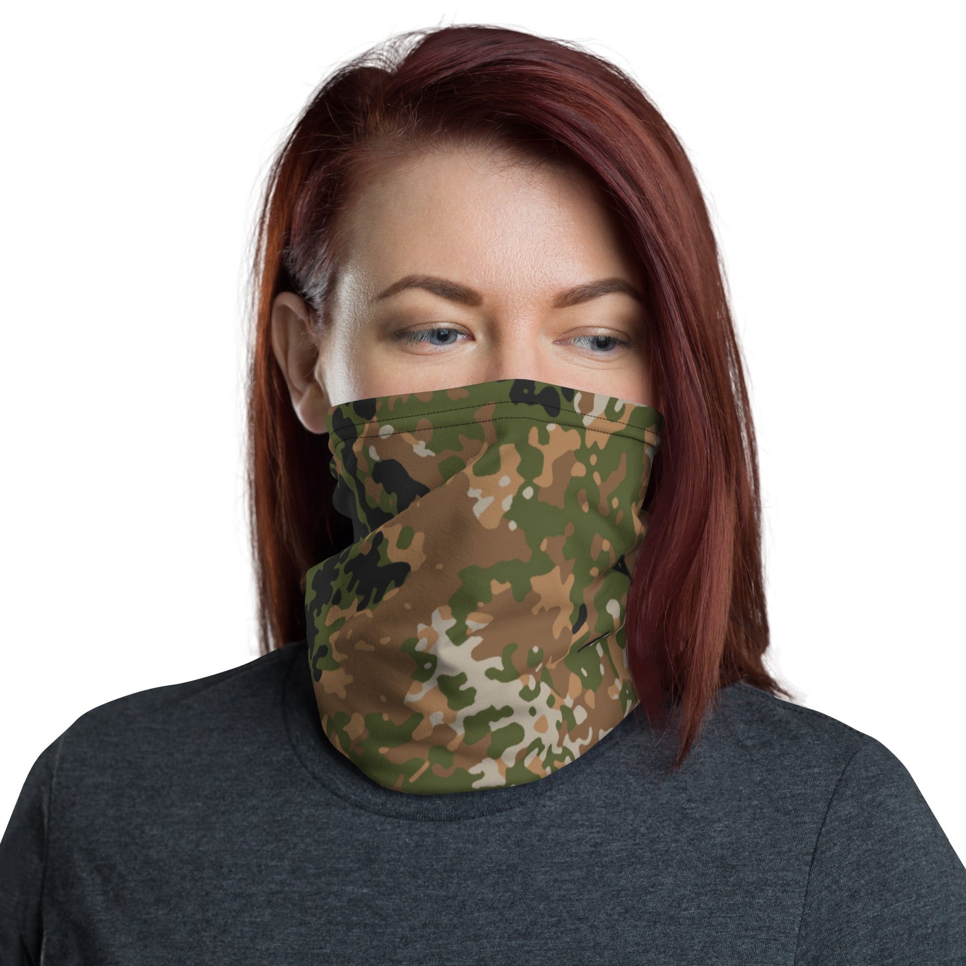 German Flecktarn Multi-terrain CAMO Neck Gaiter - Gaiters
