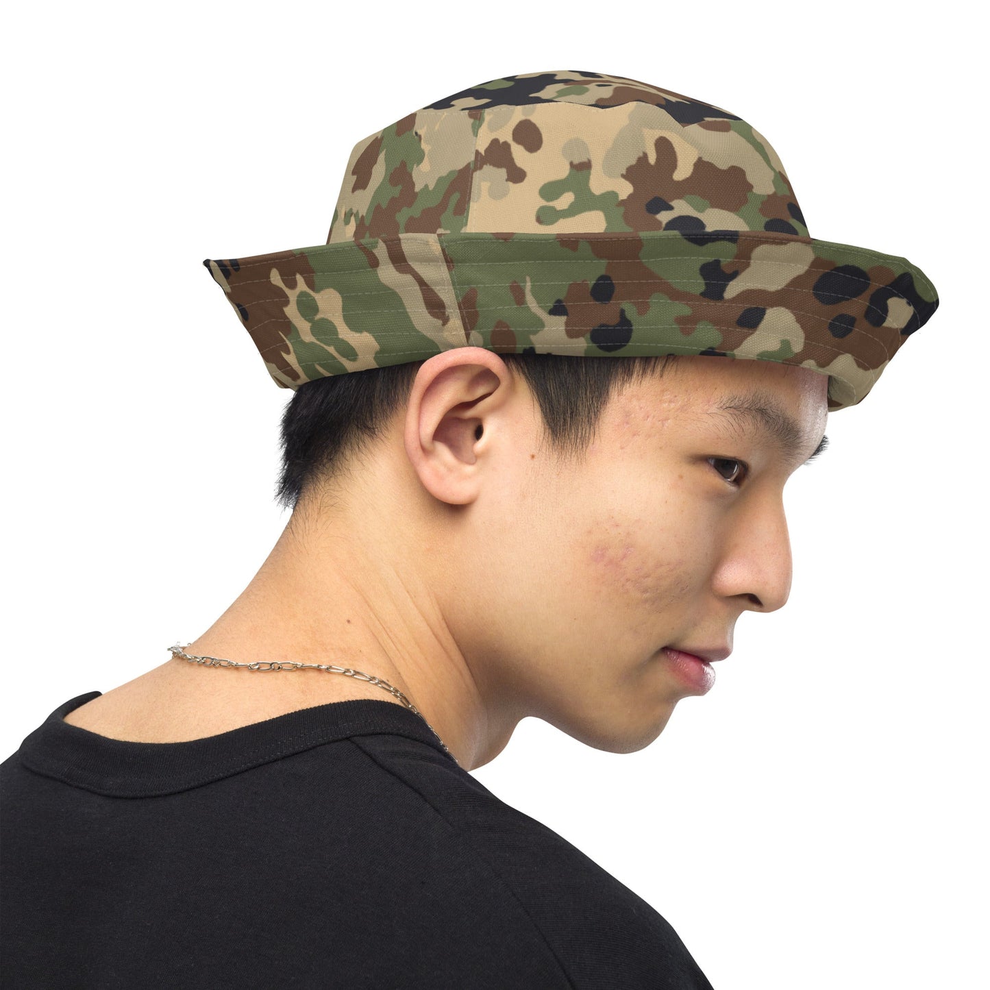 German Flecktarn Multi-terrain CAMO Reversible bucket hat - Bucket Hats