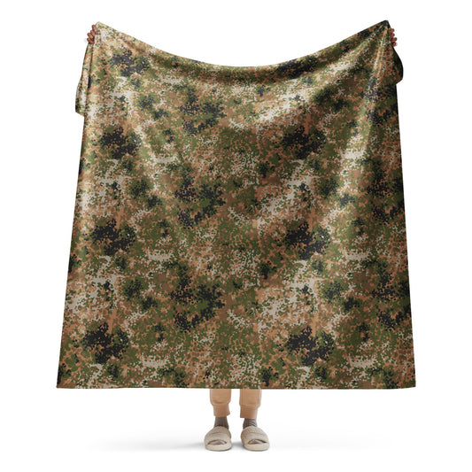 German Flecktarn Multi-terrain CAMO Sherpa Blanket - 60″×80″