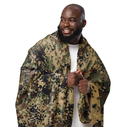German Flecktarn Multi-terrain CAMO Sherpa blanket - Blankets