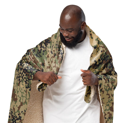 German Flecktarn Multi-terrain CAMO Sherpa blanket - Blankets