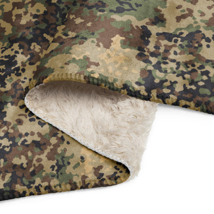 German Flecktarn Multi-terrain CAMO Sherpa blanket - Blankets