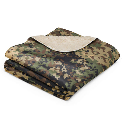 German Flecktarn Multi-terrain CAMO Sherpa blanket - Blankets
