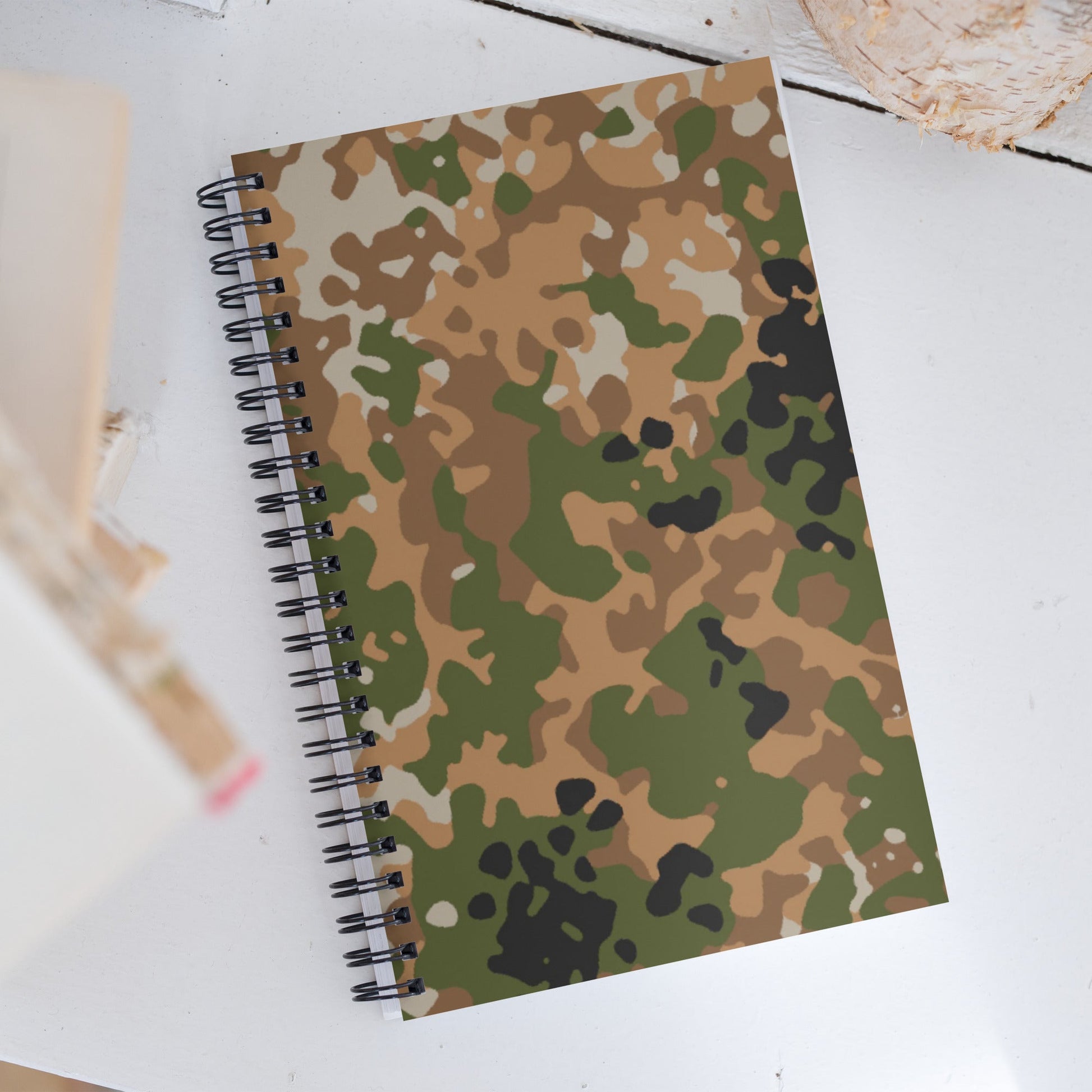 German Flecktarn Multi-terrain CAMO Spiral Notebook