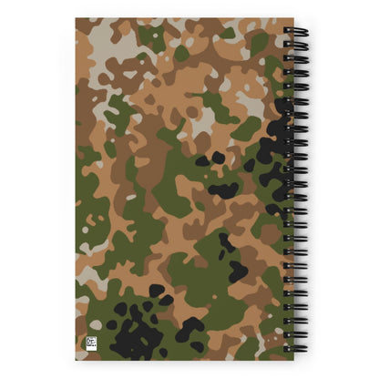 German Flecktarn Multi-terrain CAMO Spiral Notebook
