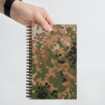 German Flecktarn Multi-terrain CAMO Spiral Notebook