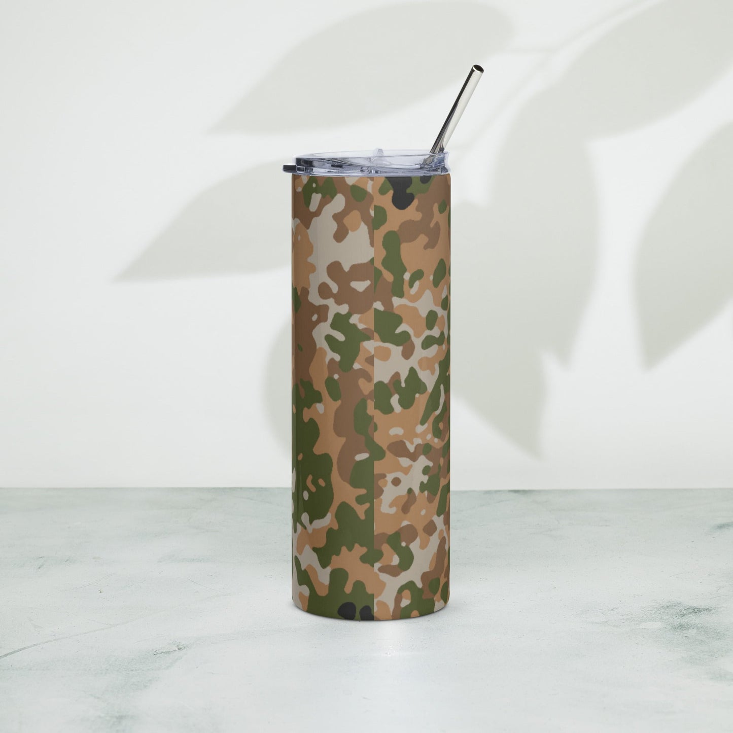 German Flecktarn Multi-terrain CAMO Stainless Steel Tumbler