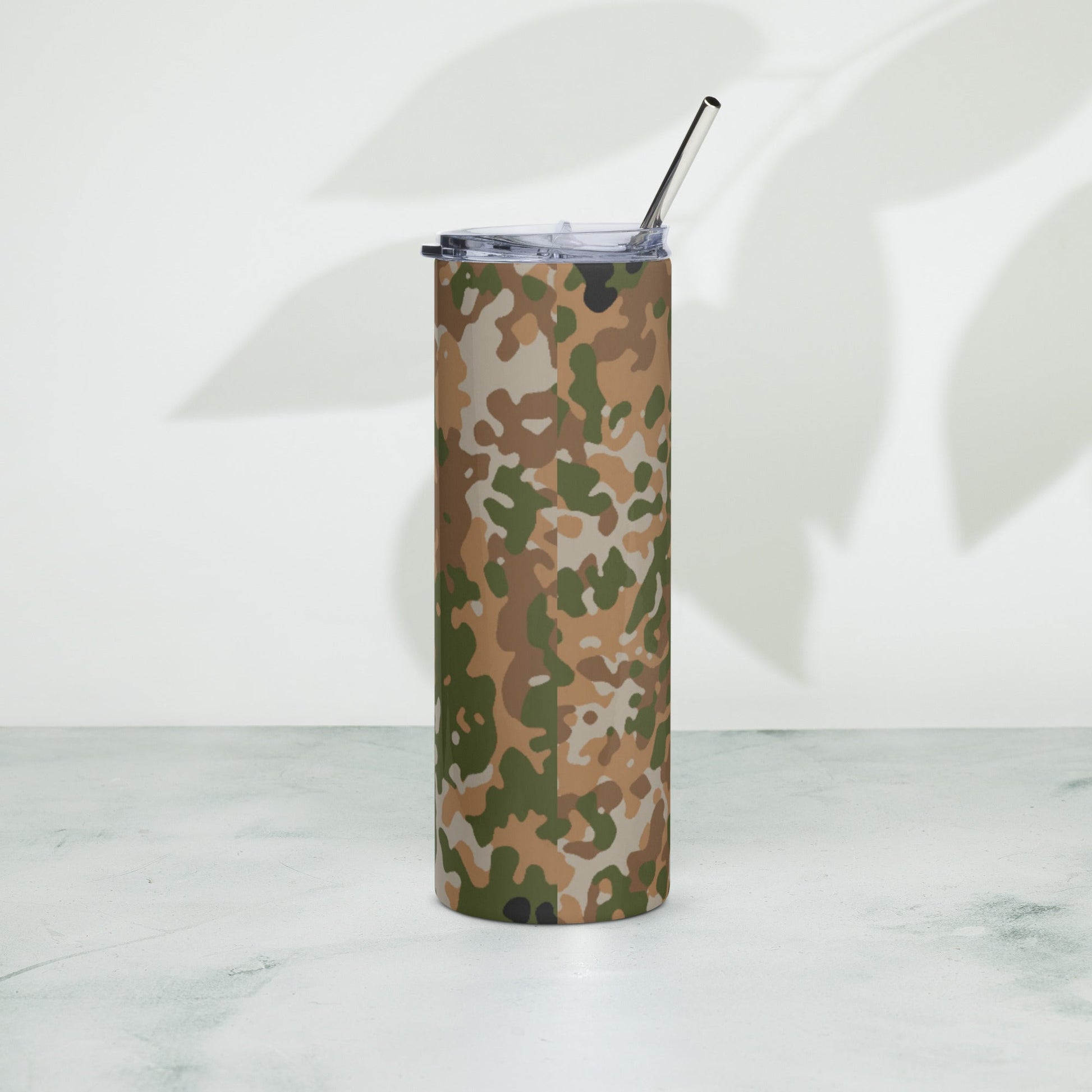 German Flecktarn Multi-terrain CAMO Stainless Steel Tumbler