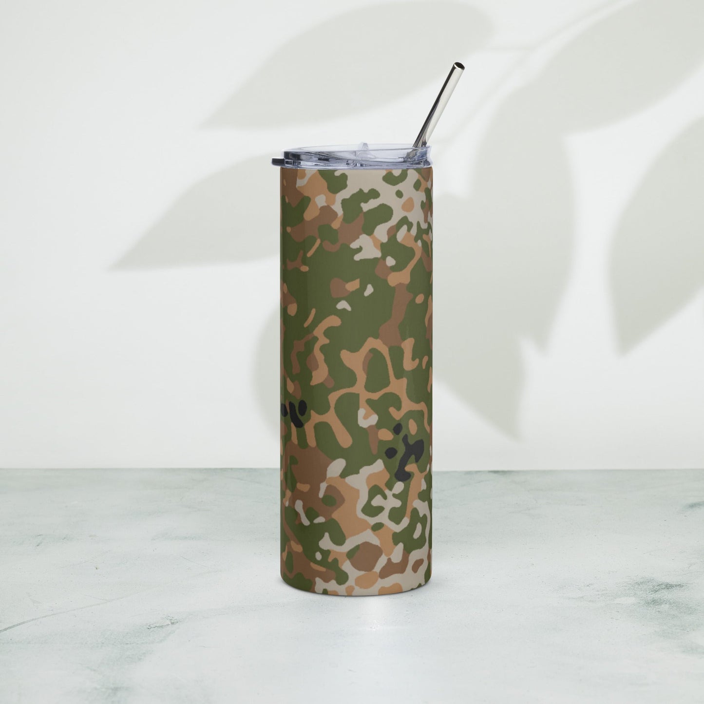 German Flecktarn Multi-terrain CAMO Stainless Steel Tumbler