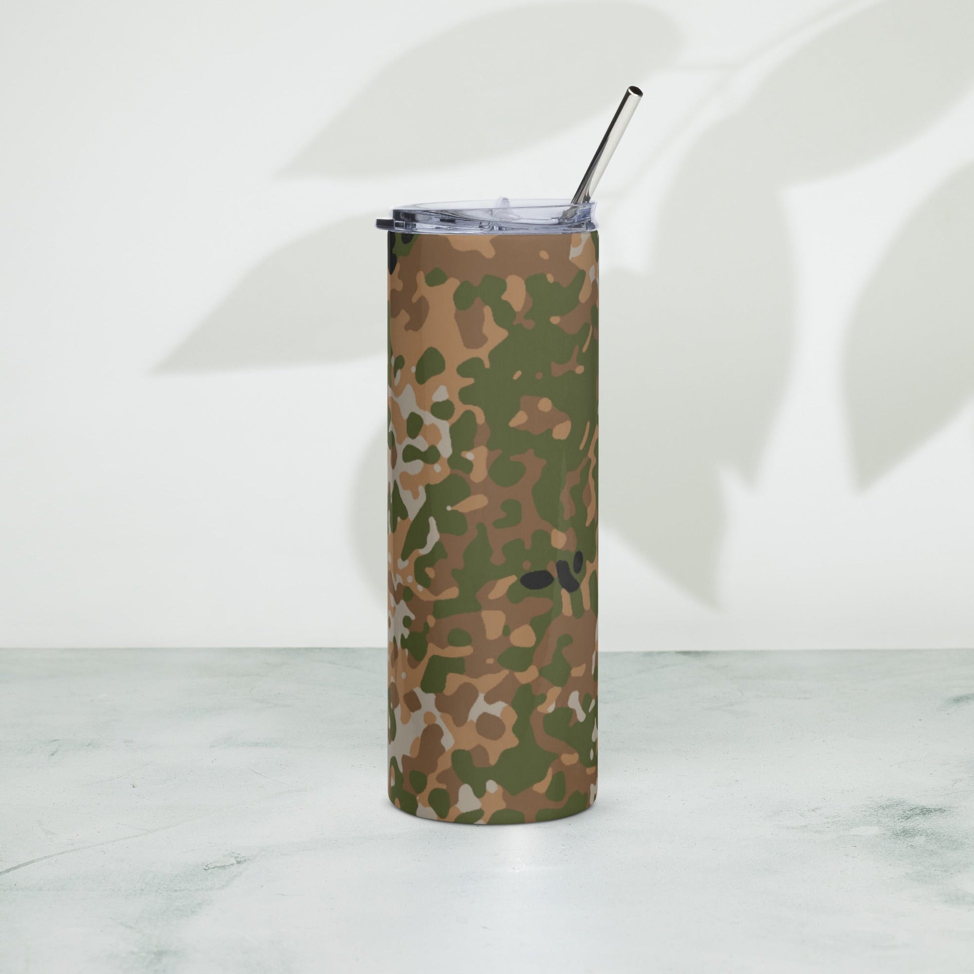 German Flecktarn Multi-terrain CAMO Stainless Steel Tumbler