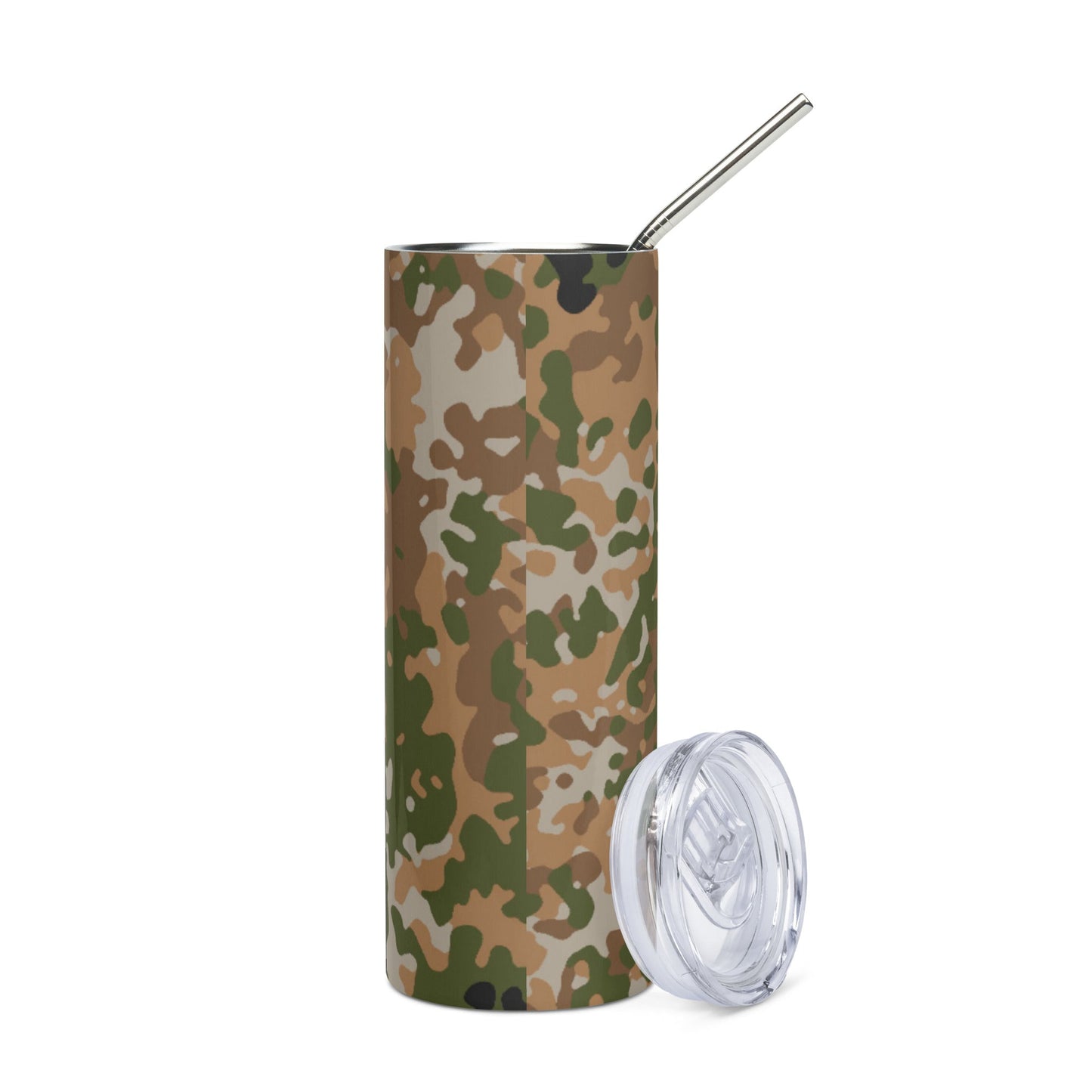 German Flecktarn Multi-terrain CAMO Stainless Steel Tumbler