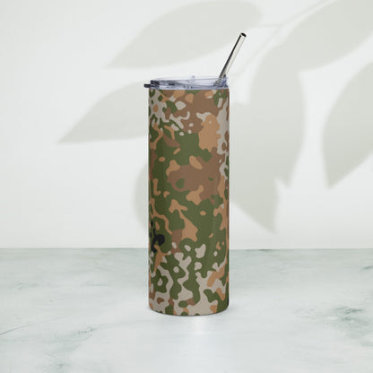 German Flecktarn Multi-terrain CAMO Stainless Steel Tumbler