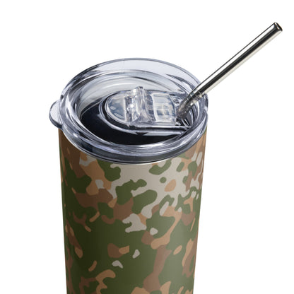German Flecktarn Multi-terrain CAMO Stainless Steel Tumbler