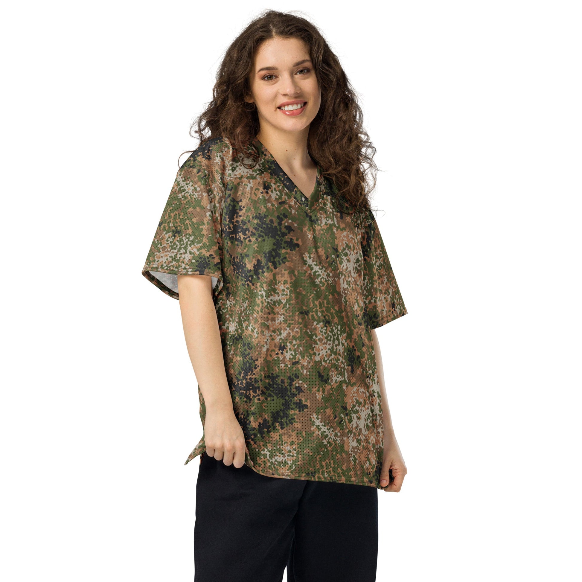 German Flecktarn Multi-terrain CAMO Unisex American Football Jersey