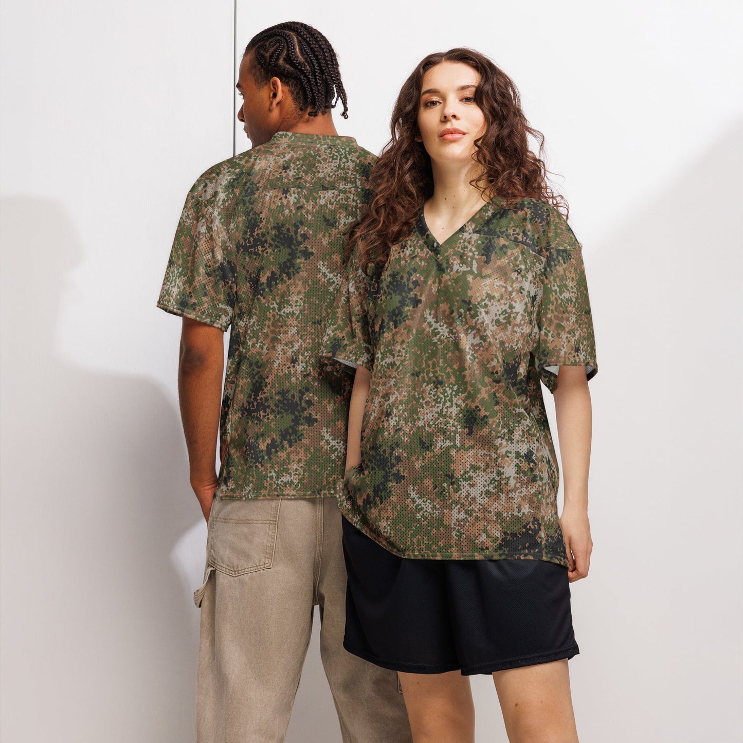 German Flecktarn Multi-terrain CAMO Unisex American Football Jersey