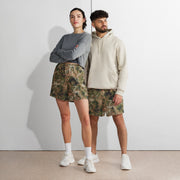 Flecktarn Bundeswehr Multi-Terrain CAMO Unisex Athletic Long Shorts