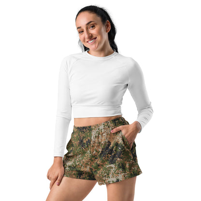 German Flecktarn Multi-terrain CAMO Unisex Athletic Shorts