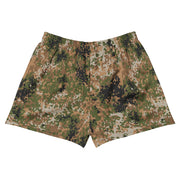 Flecktarn Bundeswehr Multi-Terrain CAMO Unisex Athletic Shorts