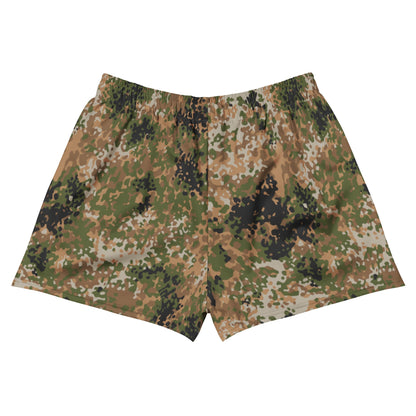 German Flecktarn Multi-terrain CAMO Unisex Athletic Shorts