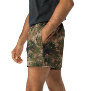 Flecktarn Bundeswehr Multi-Terrain CAMO Unisex Athletic Shorts - XS