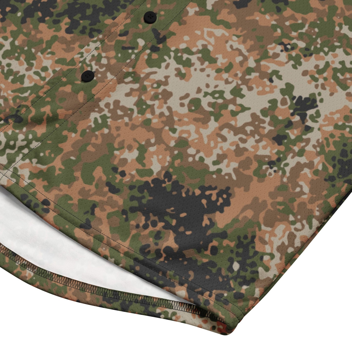 German Flecktarn Multi-terrain CAMO Unisex Baseball Jersey