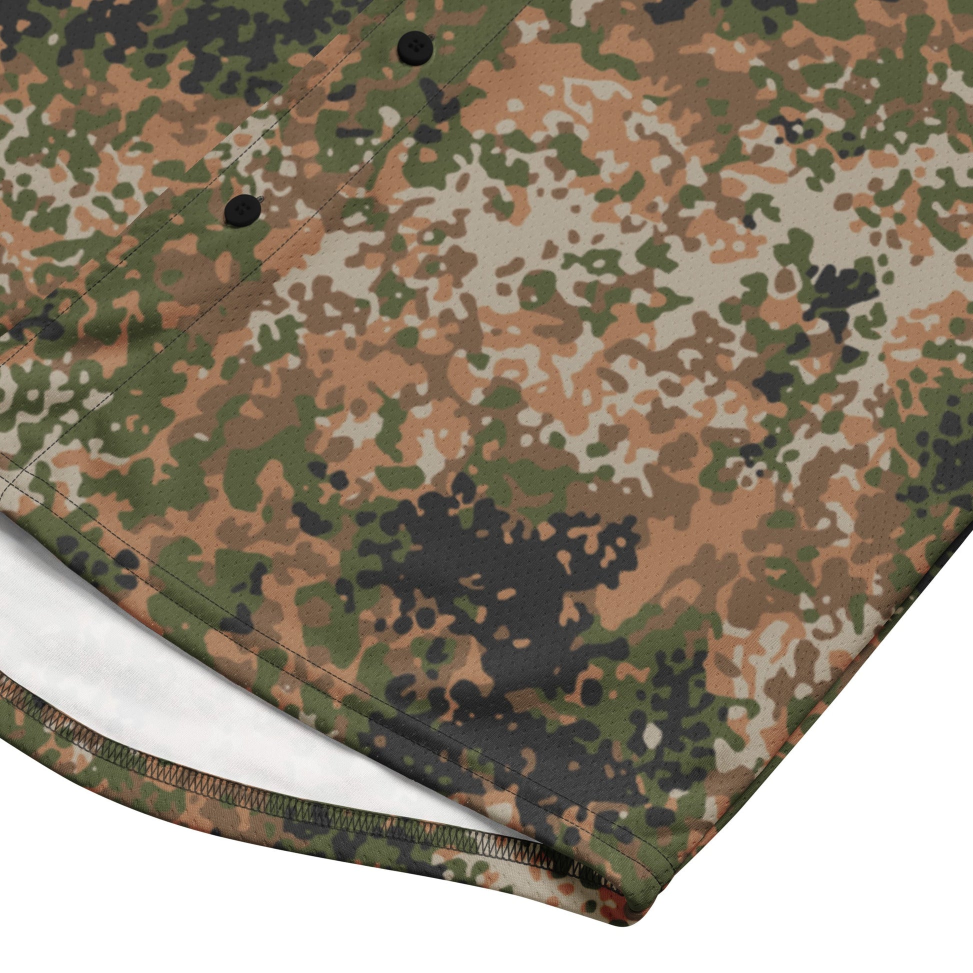 German Flecktarn Multi-terrain CAMO Unisex Baseball Jersey