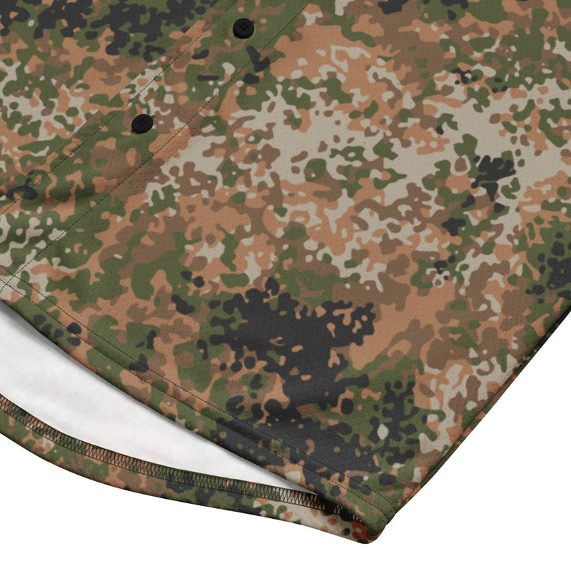 Flecktarn Bundeswehr Multi-Terrain CAMO Unisex Baseball Jersey