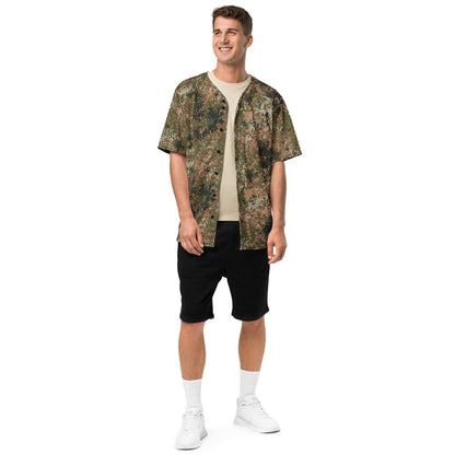 German Flecktarn Multi-terrain CAMO Unisex Baseball Jersey