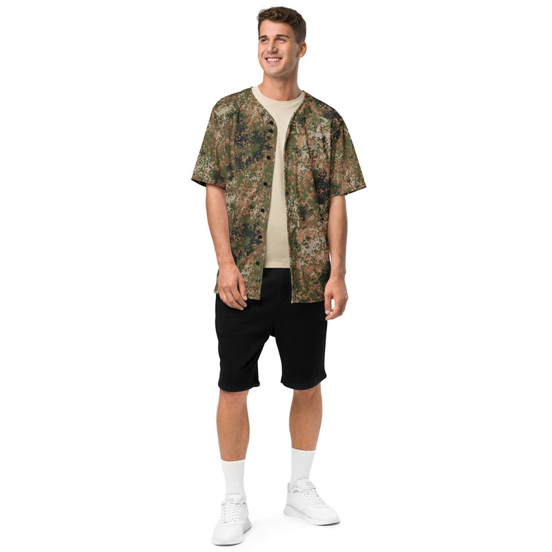 Flecktarn Bundeswehr Multi-Terrain CAMO Unisex Baseball Jersey