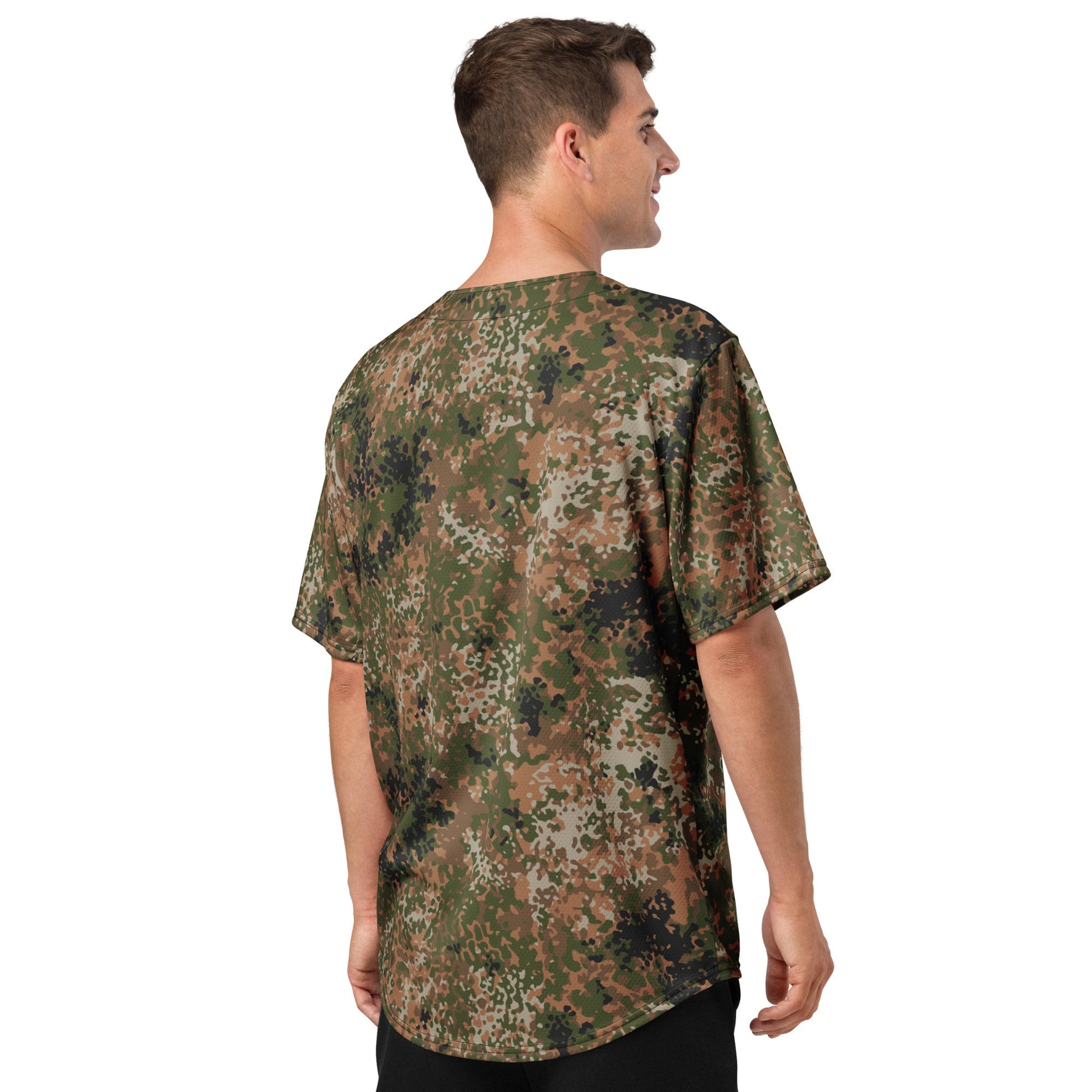 German Flecktarn Multi-terrain CAMO Unisex Baseball Jersey